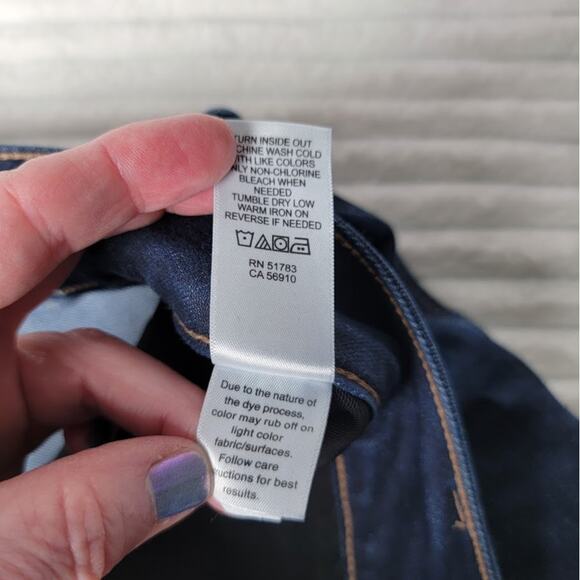 Maurices EverFlex‎ High-Rise Curvy Jeans 18W Reg Dark Wash Skinny Stretch - Picture 9 of 10